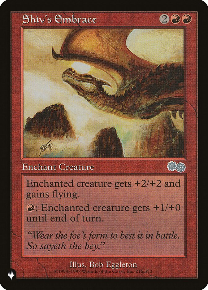 Shiv's Embrace (USG-216) - The List (PLST)
