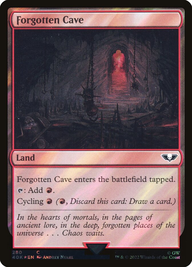 Forgotten Cave (280★) - Warhammer 40,000 Commander (40K)