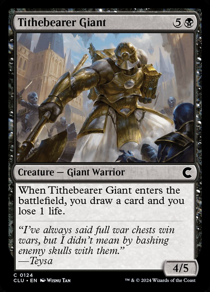 Tithebearer Giant (124) - Ravnica: Clue Edition (CLU)
