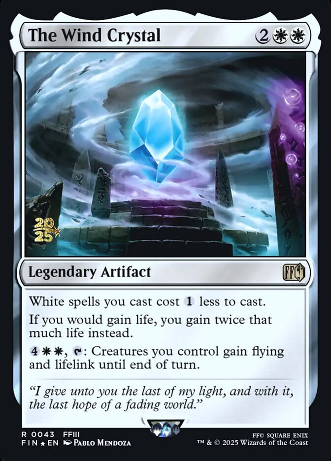 The Wind Crystal (43s) - Final Fantasy Promos (PFIN)