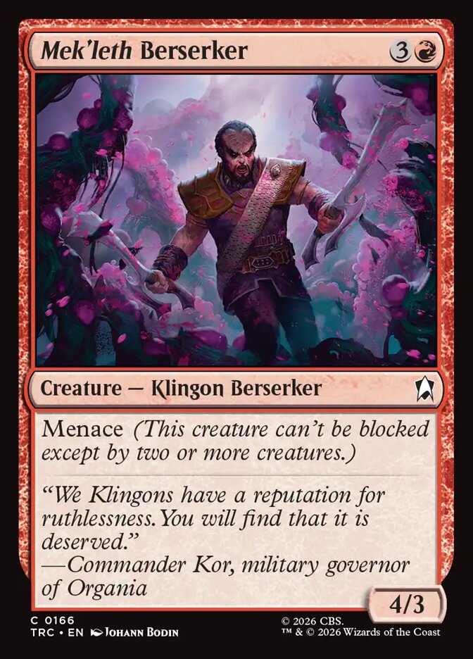 Mek'leth Berserker (166) - Star Trek Commander (TRC)