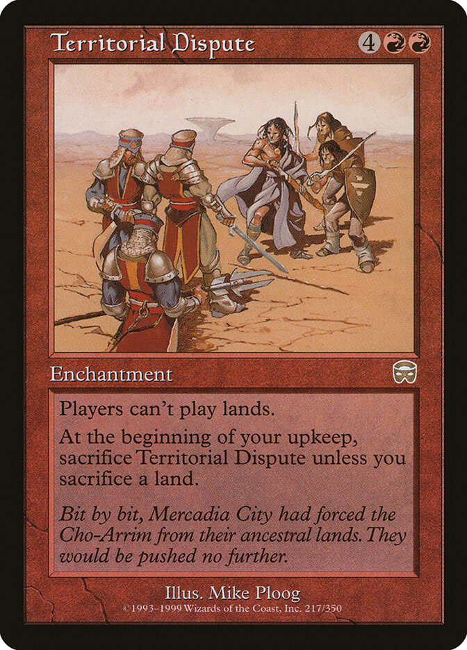 Territorial Dispute (217) - Mercadian Masques (MMQ)