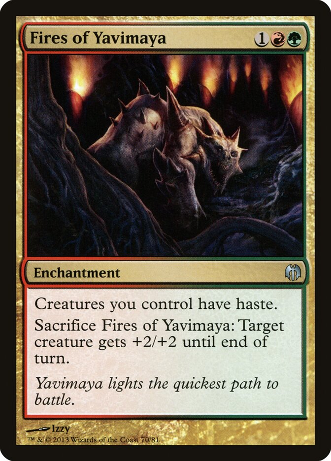 Fires of Yavimaya (70) - Duel Decks: Heroes vs. Monsters (DDL)