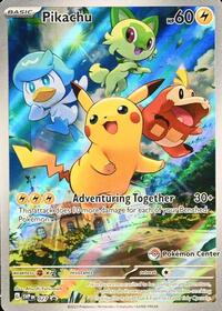 Pikachu - 027 (Pokemon Center Exclusive) (27) - SV: Scarlet & Violet Promo Cards (SVP)