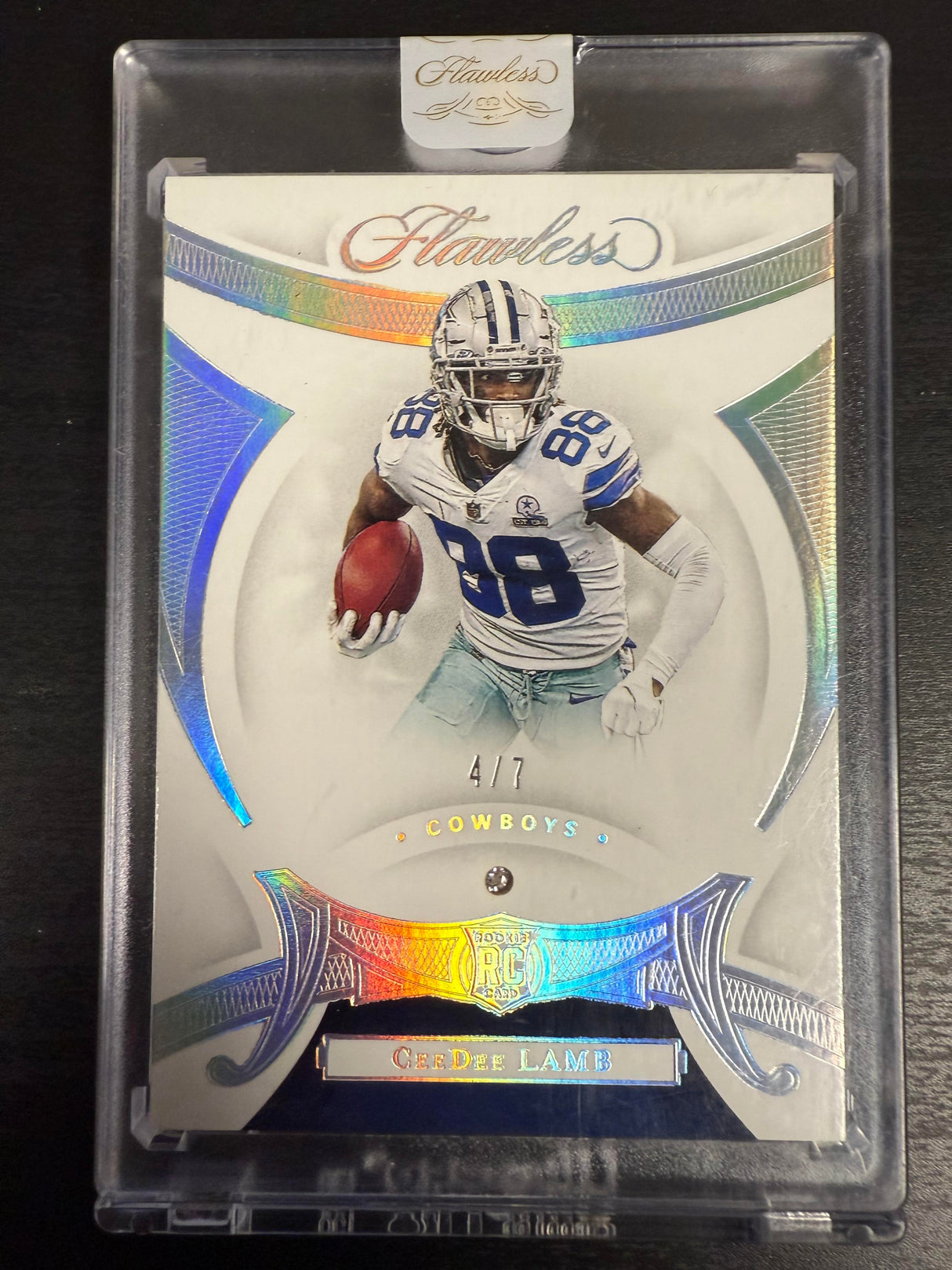 2020 Panini Flawless #107 CeeDee Lamb Diamonds #/7