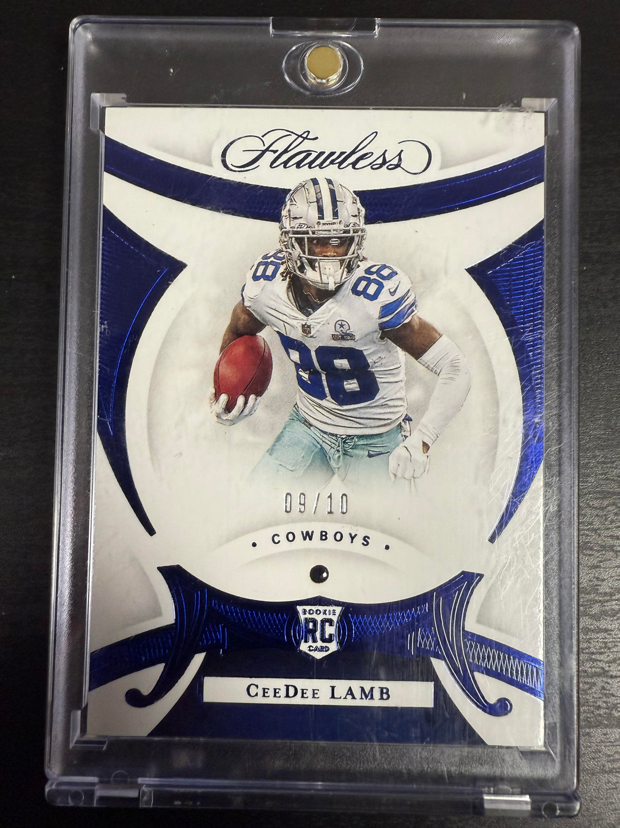 2020 Panini Flawless #107 CeeDee Lamb Sapphire #/10