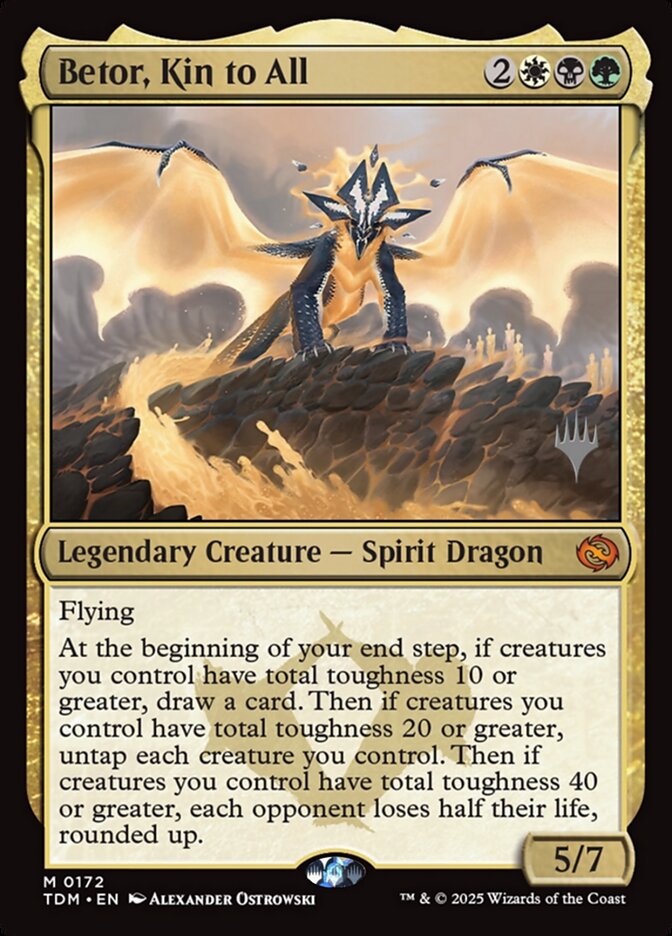 Betor, Kin to All (172p) - Tarkir: Dragonstorm Promos (PTDM)