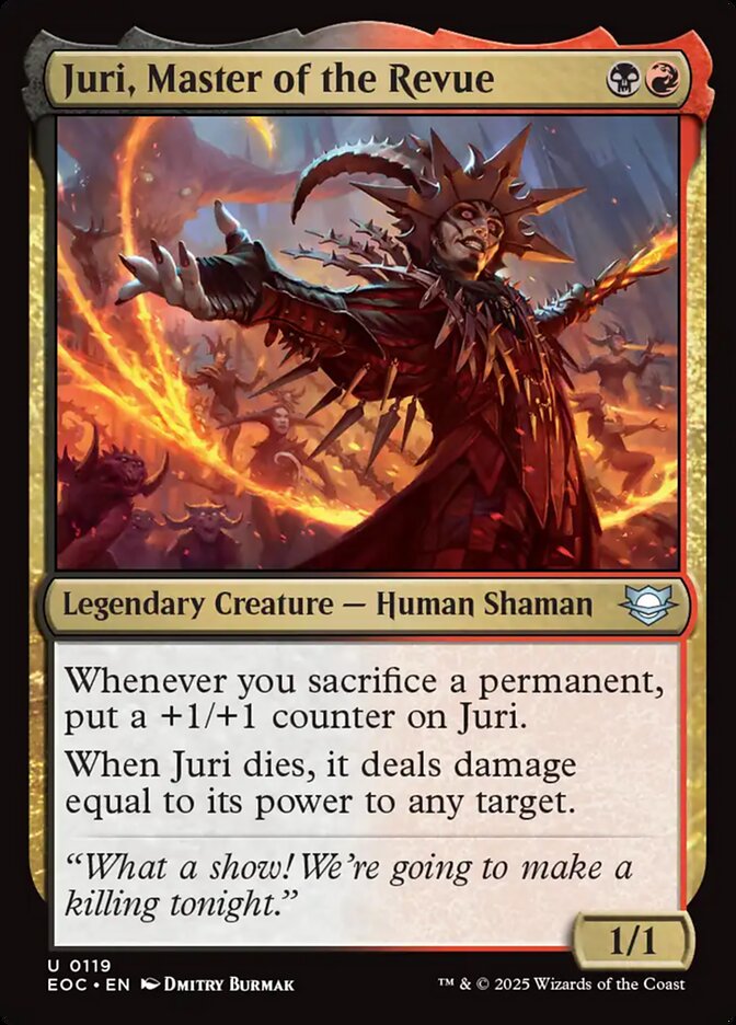 Juri, Master of the Revue (119) - Edge of Eternities Commander (EOC)