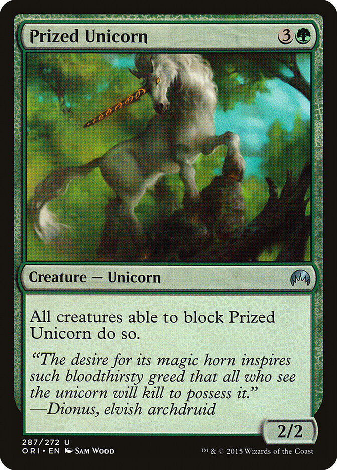 Prized Unicorn (287) - Magic Origins (ORI)