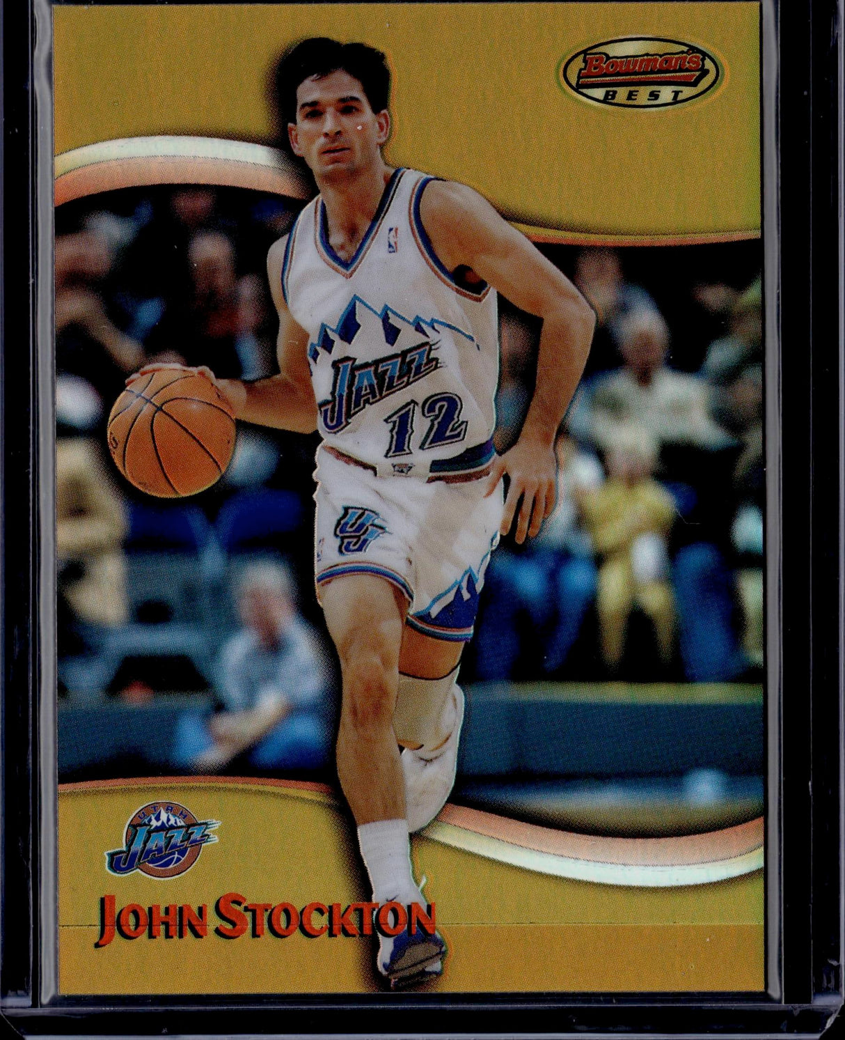 1998-99 Bowman's Best #26 John Stockton Refractors #/400