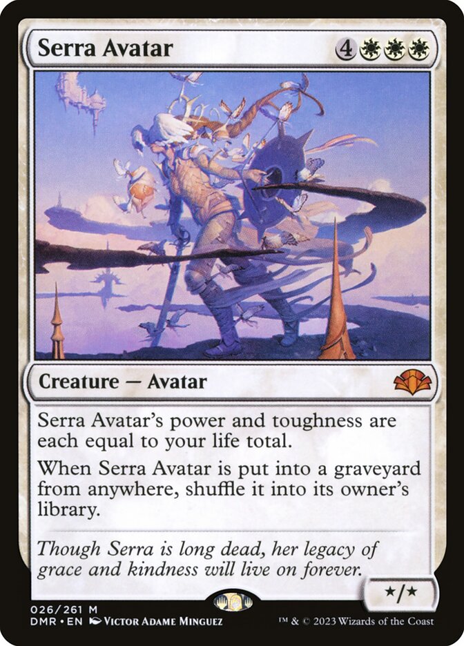 Serra Avatar (26) - Dominaria Remastered (DMR)
