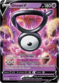 Unown V - (SWSH300) - SWSH: Sword & Shield Promo Cards (SWSD)