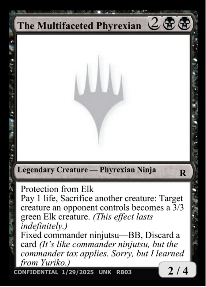 The Multifaceted Phyrexian (RB03) - Unknown Event (UNK)