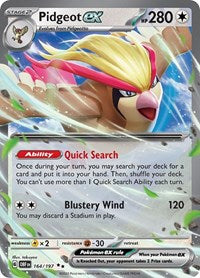 Pidgeot ex (164) - SV03: Obsidian Flames (OBF)