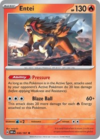 Entei (30) - SV03: Obsidian Flames (OBF)