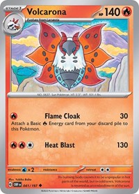 Volcarona (41) - SV03: Obsidian Flames (OBF)