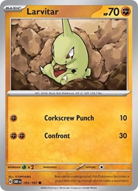 Larvitar (105) - SV03: Obsidian Flames (OBF)