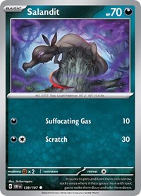 Salandit (139) - SV03: Obsidian Flames (OBF)