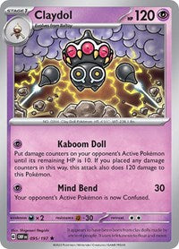 Claydol (95) - SV03: Obsidian Flames (OBF)