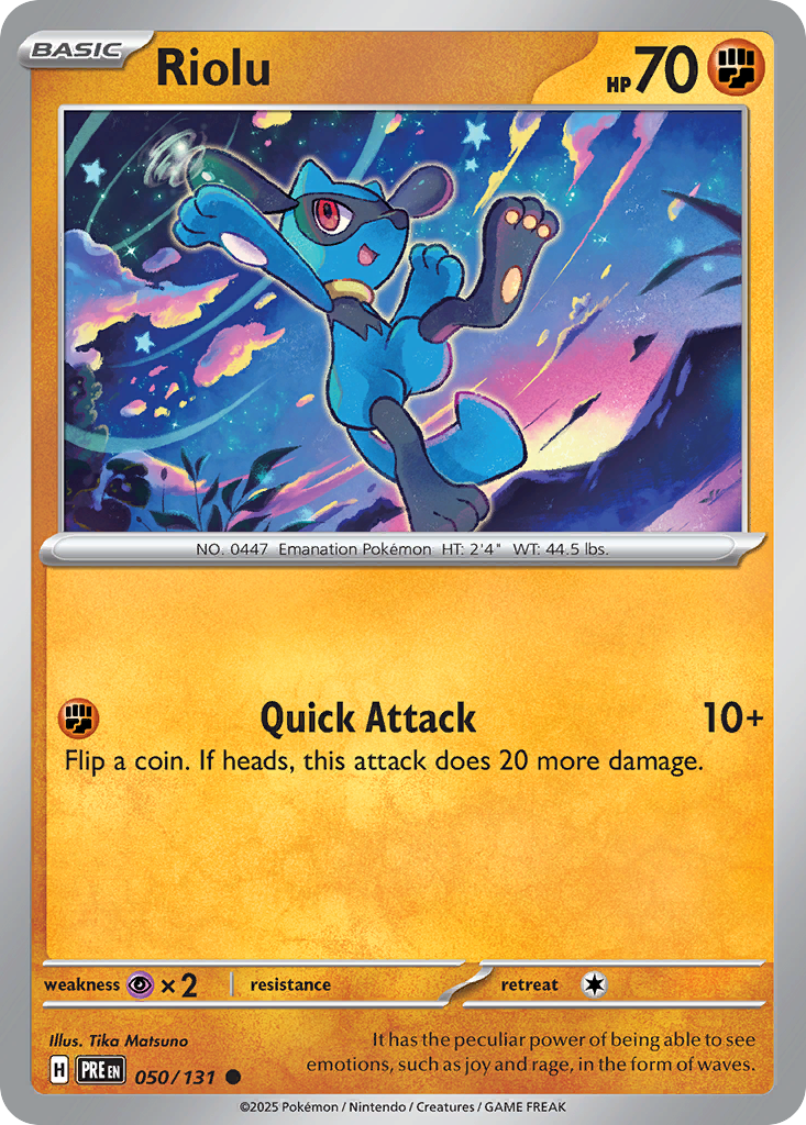 Riolu (50/131) - Prismatic Evolutions (PRE)