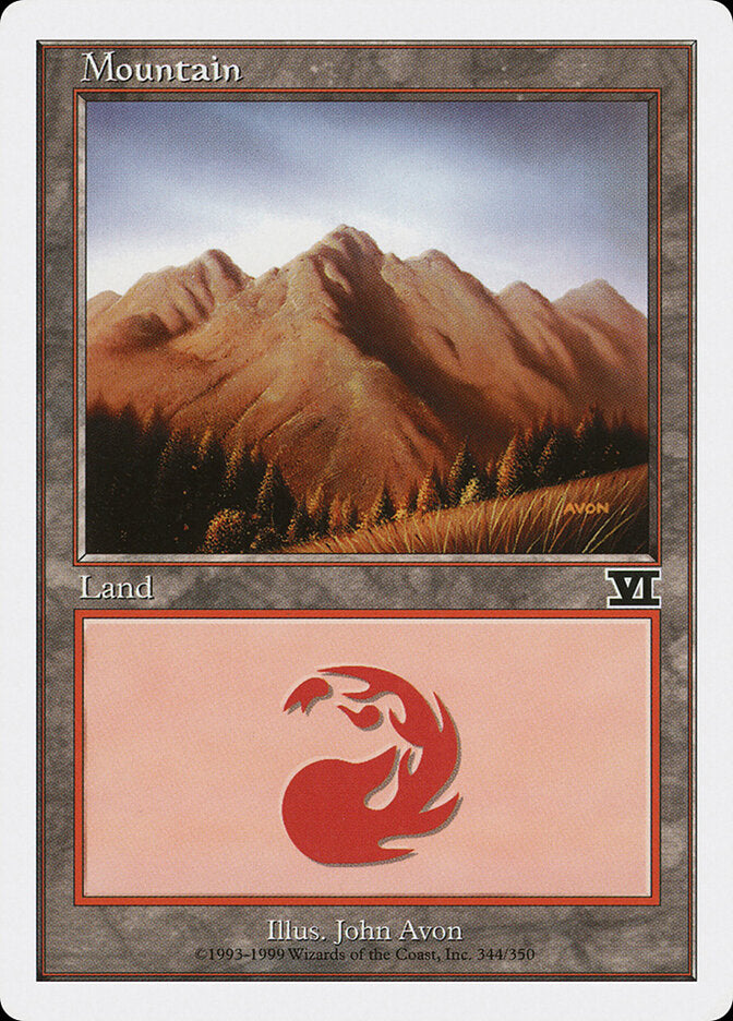 Mountain (344) - Classic Sixth Edition (6ED)