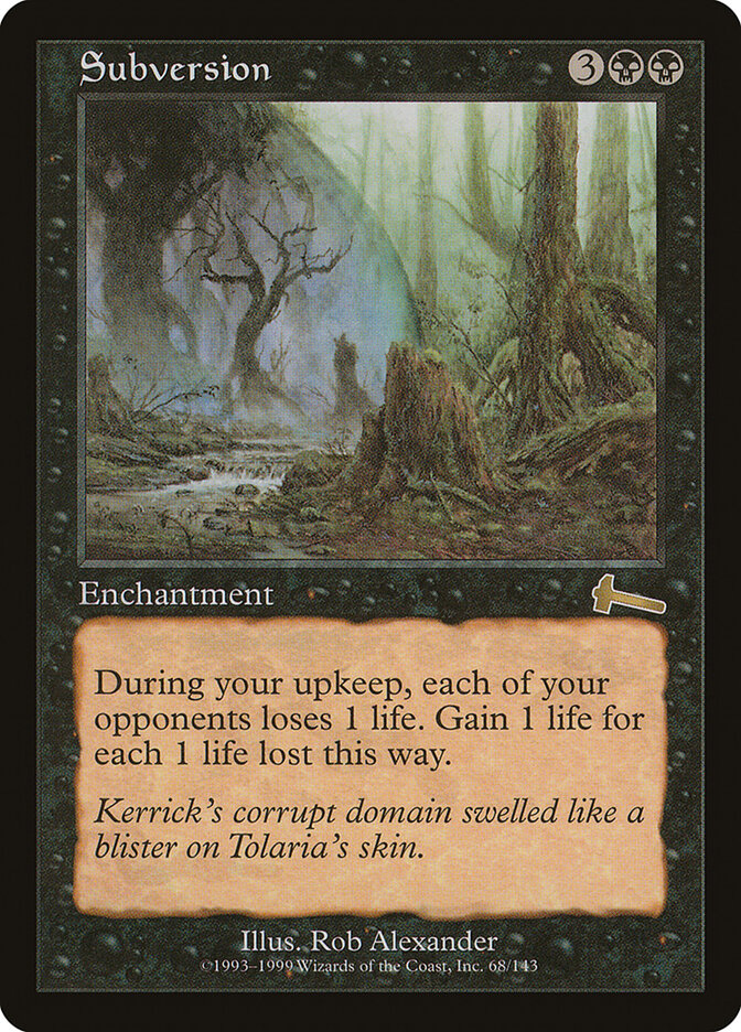 Subversion (68) - Urza's Legacy (ULG)