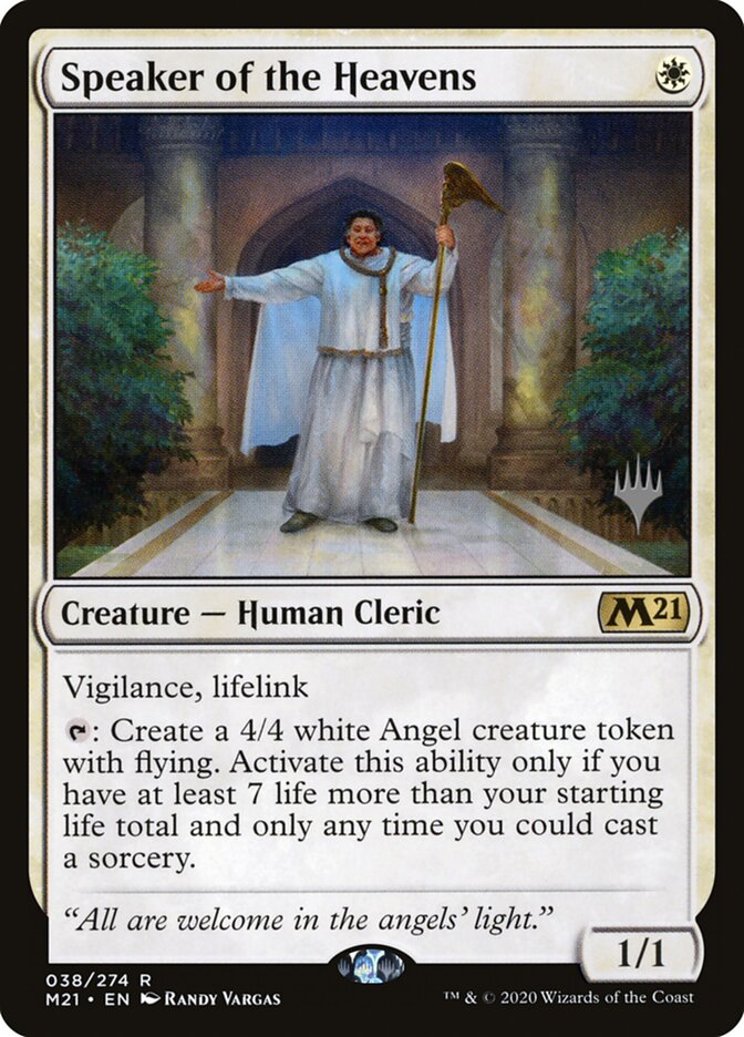 Speaker of the Heavens (38p) - Core Set 2021 Promos (PM21)