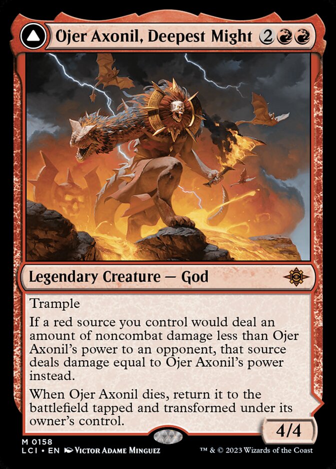 Ojer Axonil, Deepest Might // Temple of Power (158) - The Lost Caverns of Ixalan (LCI)