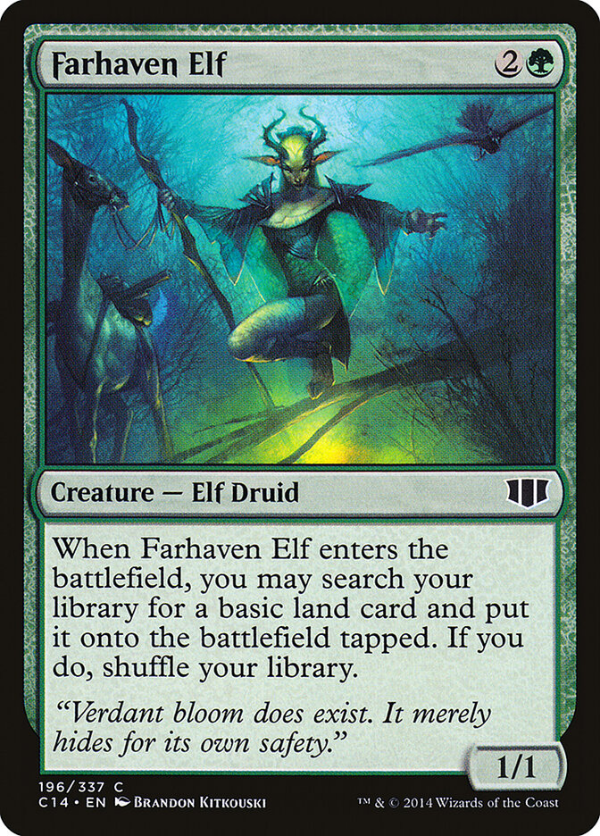 Farhaven Elf (196) - Commander 2014 (C14)