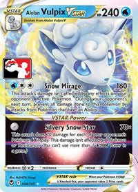 Alolan Vulpix VSTAR (34) - Prize Pack Series Cards