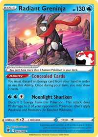 Radiant Greninja (46) - Prize Pack Series Cards