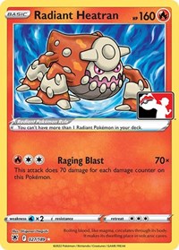 Radiant Heatran (27) - Prize Pack Series Cards