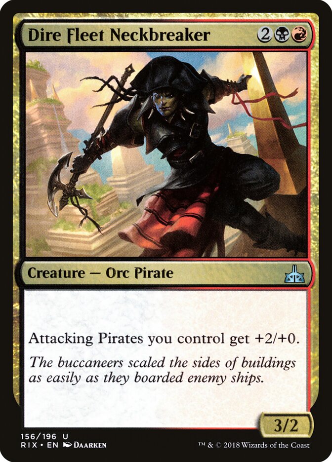 Dire Fleet Neckbreaker (156) - Rivals of Ixalan (RIX)