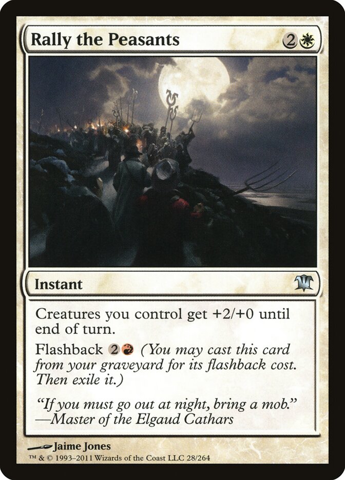 Rally the Peasants (28) - Innistrad (ISD)