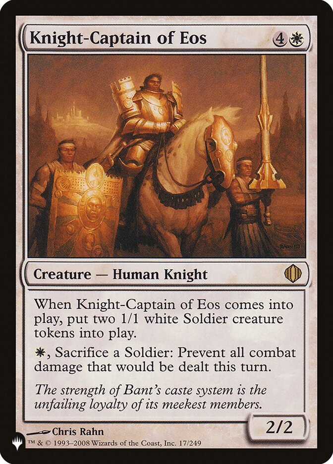 Knight-Captain of Eos (ALA-17) - The List (PLST)