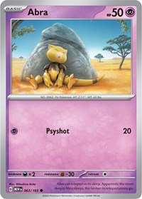Abra (63) - SV: Scarlet & Violet 151 (MEW)