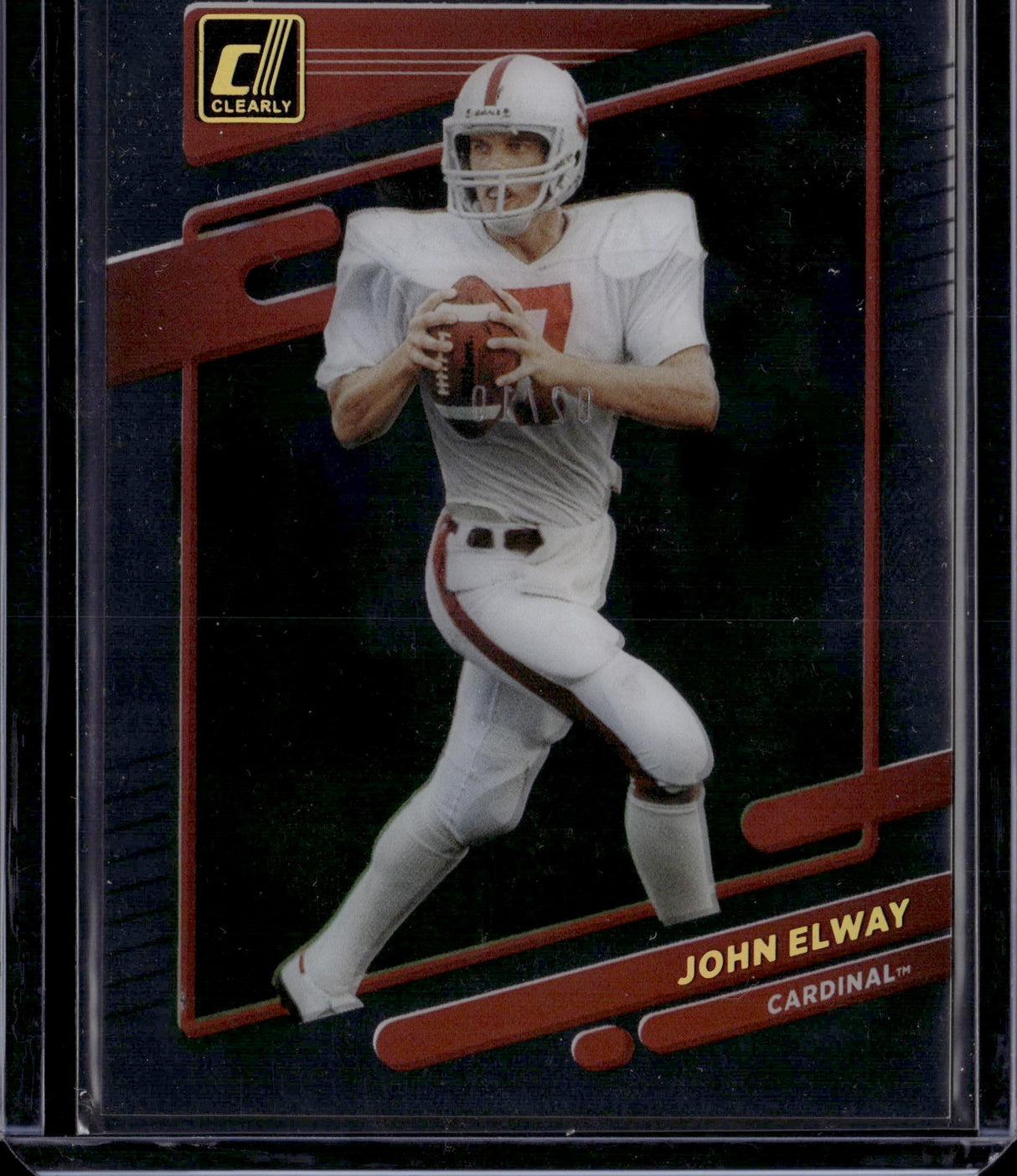 2023 Panini Chronicles Draft Picks #12 John Elway Clearly Donruss Gold #/10