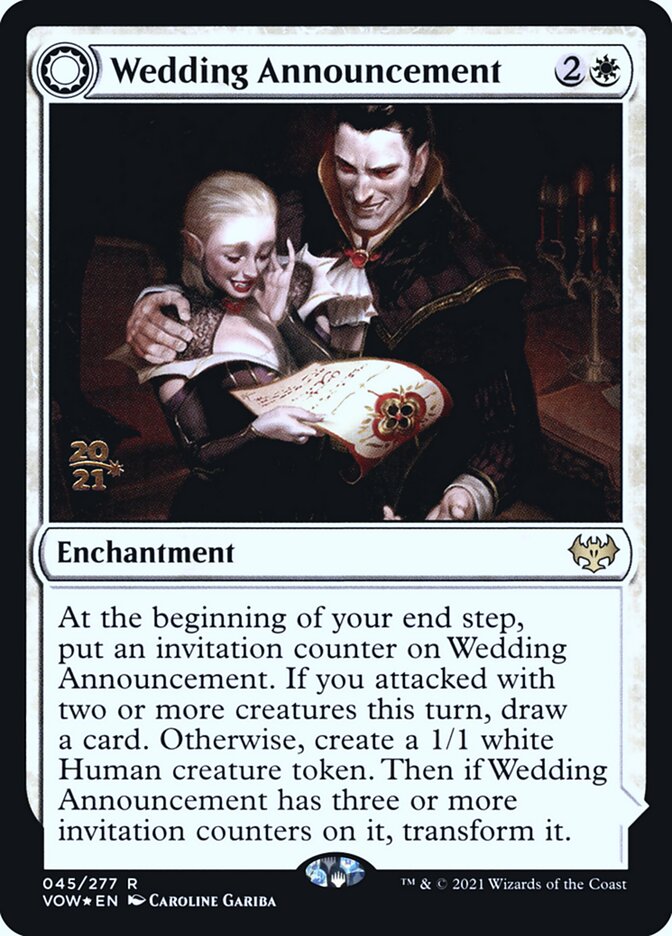 Wedding Announcement // Wedding Festivity (45s) - Innistrad: Crimson Vow Promos (PVOW)