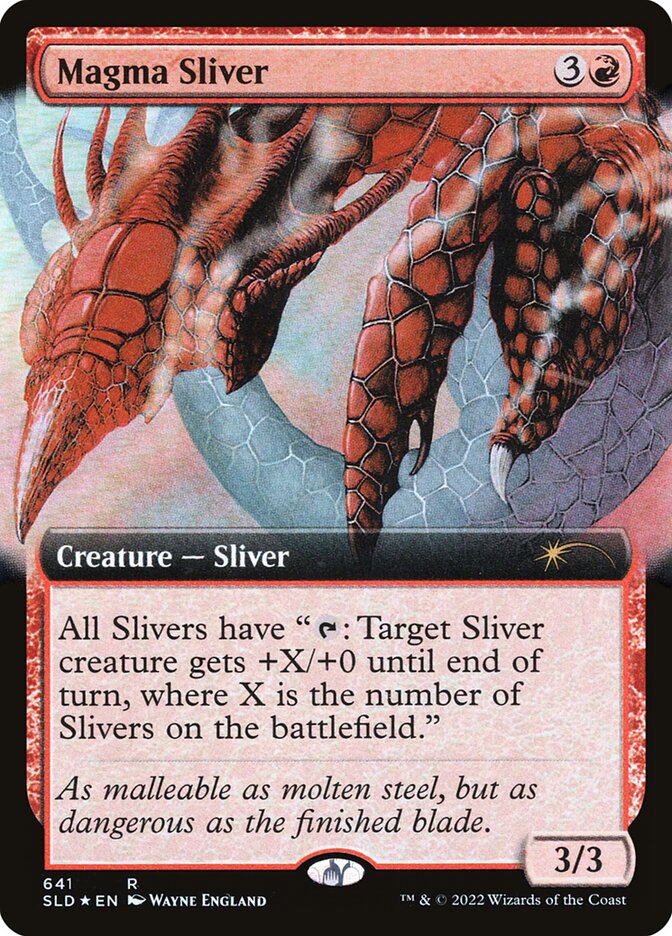 Magma Sliver (641) - Secret Lair Drop (SLD)