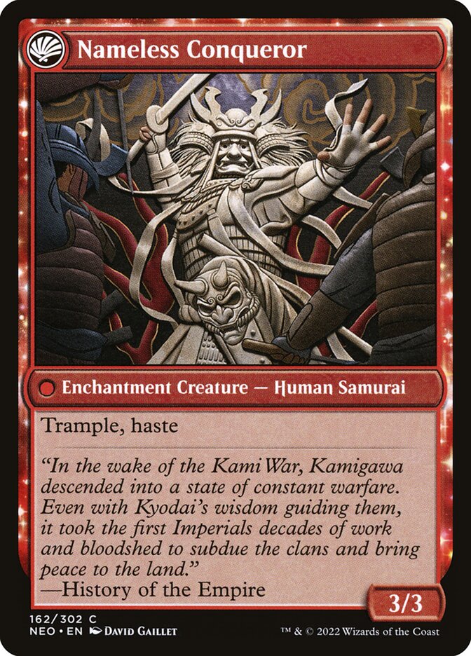 The Shattered States Era // Nameless Conqueror (162) - Kamigawa: Neon Dynasty (NEO)
