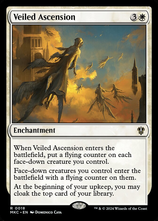 Veiled Ascension (18) - Murders at Karlov Manor Commander (MKC)