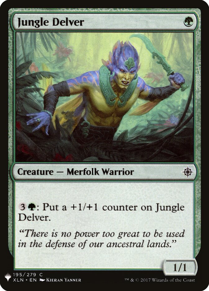 Jungle Delver (XLN-195) - The List (PLST)