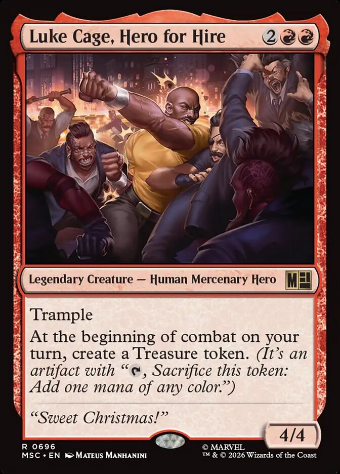 Luke Cage, Hero for Hire (696) - Marvel Super Heroes Commander (MSC)
