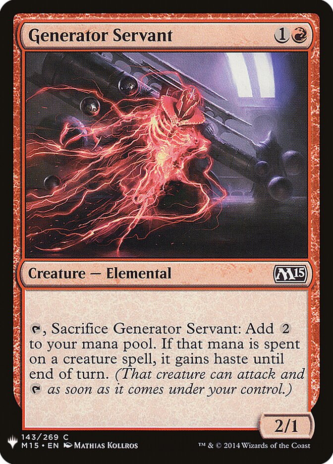 Generator Servant (M15-143) - The List (PLST)