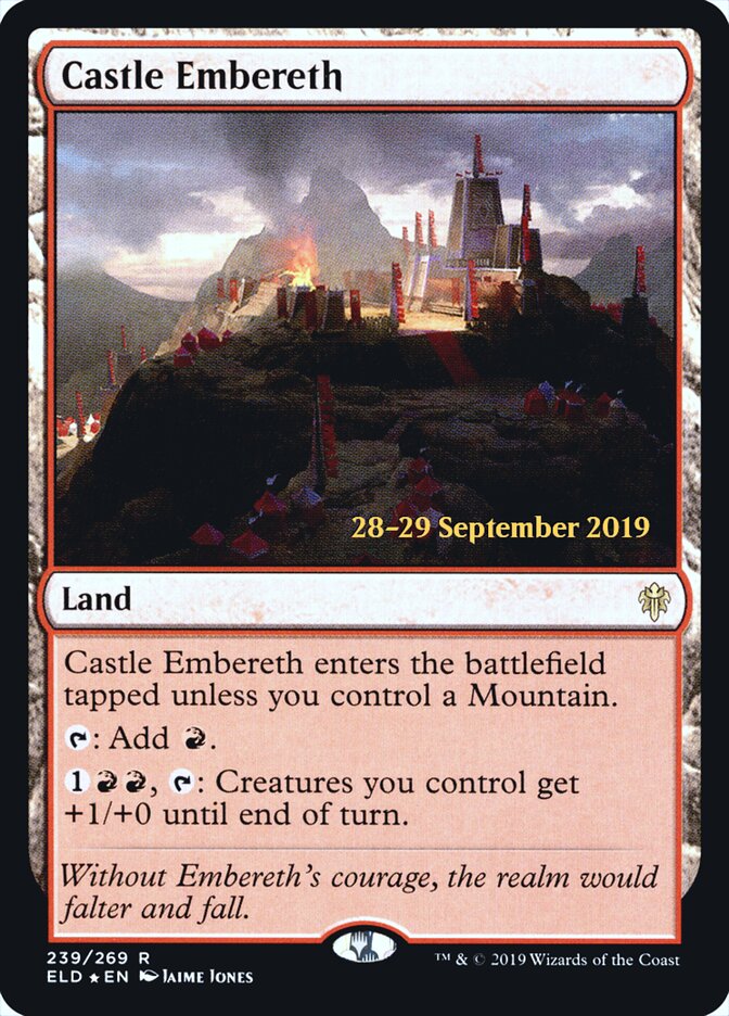 Castle Embereth (239s) - Throne of Eldraine Promos (PELD)