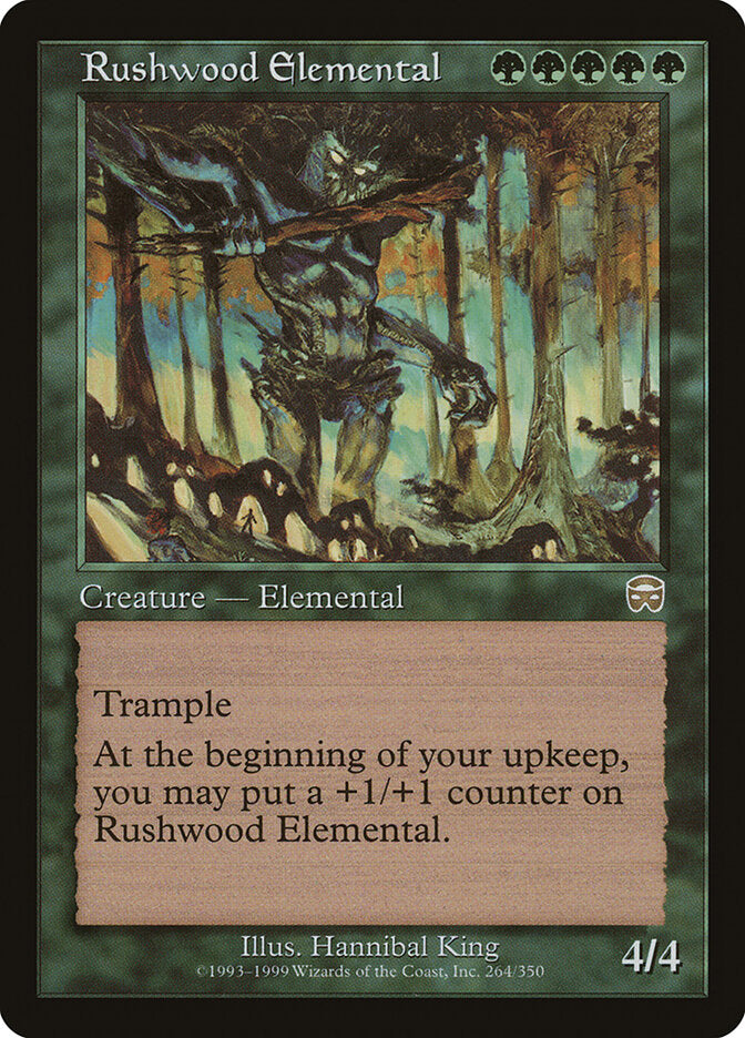 Rushwood Elemental (264) - Mercadian Masques (MMQ)