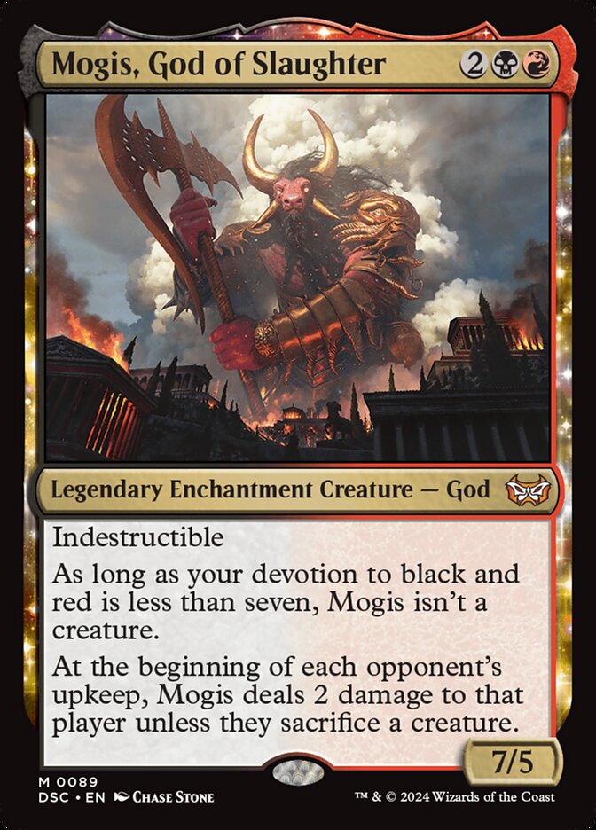 Mogis, God of Slaughter (89) - Duskmourn: House of Horror Commander (DSC)