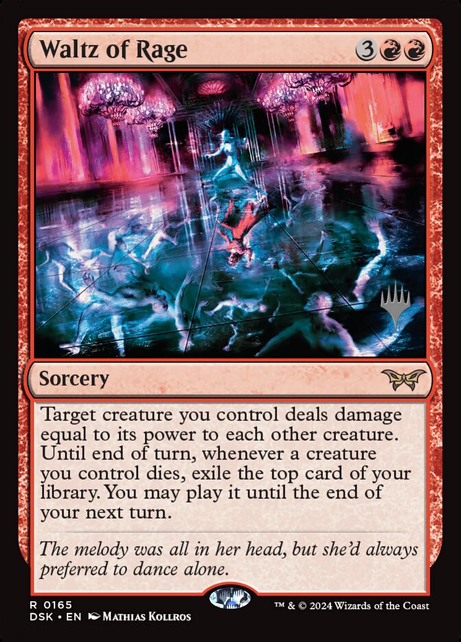 Waltz of Rage (165p) - Duskmourn: House of Horror Promos (PDSK)