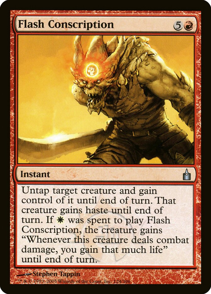 Flash Conscription (124) - Ravnica: City of Guilds (RAV)