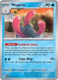 Wugtrio (53) - SV04: Paradox Rift (PAR)